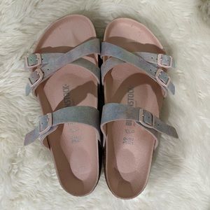 Birkenstock 39 Vegan Iridescent Franca